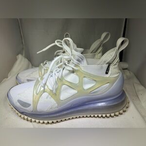 PreOwned Nike Air Max 720 Horizon Men's 7.5 Gore-Tex White Triple White
